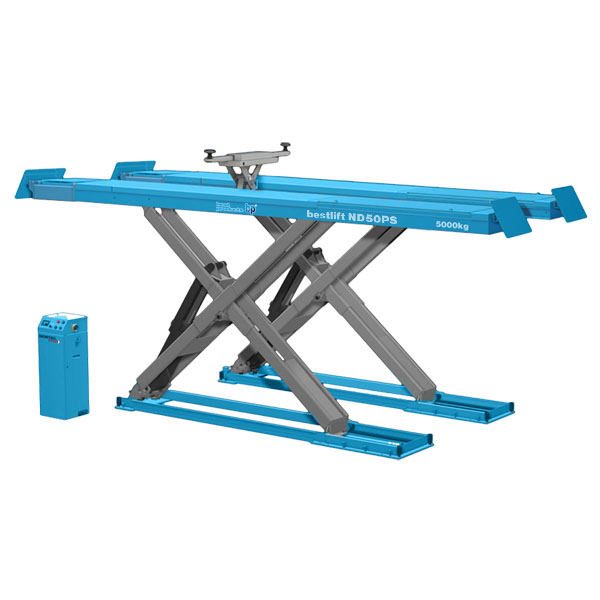 podnośnik nożycowy z szarpakiem