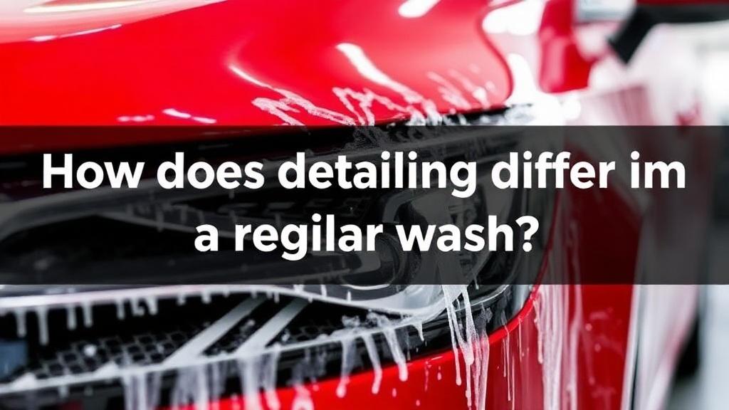 Gdy auto mówi więcej niż lakier: czym różni się detailing od zwykłego mycia auta?